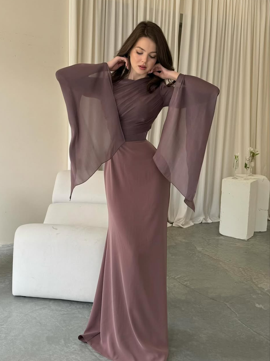Women's Pleated Maxi Dress