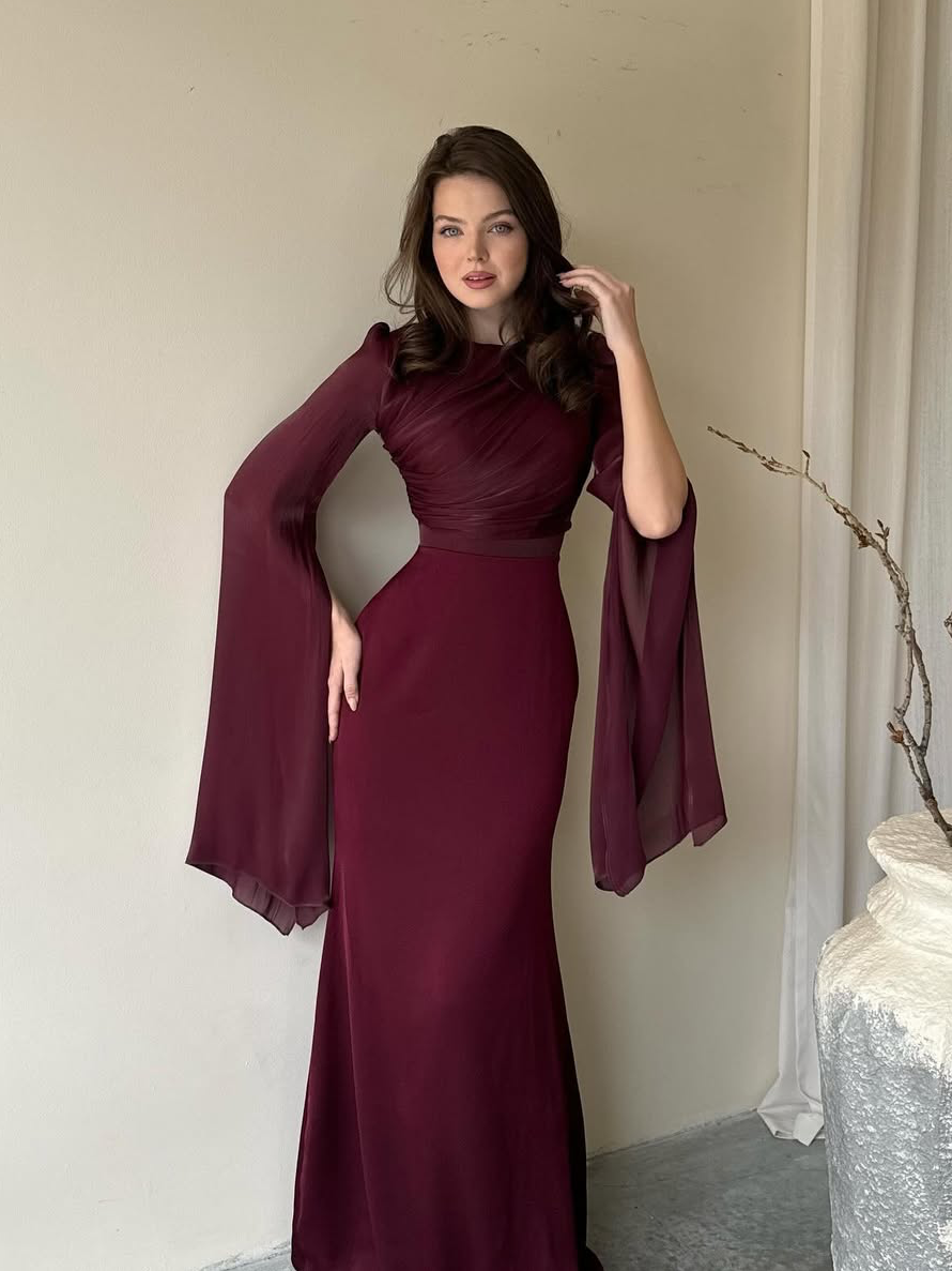 Women's Pleated Maxi Dress