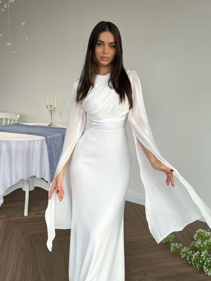 Women's Pleated Maxi Dress