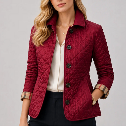 Women's quilted jacket colour options