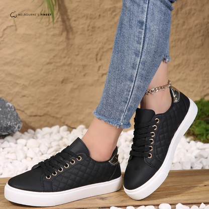Women's Quilted Casual Sneakers