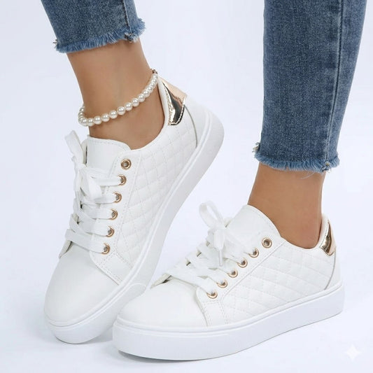 Women's Quilted Casual Sneakers