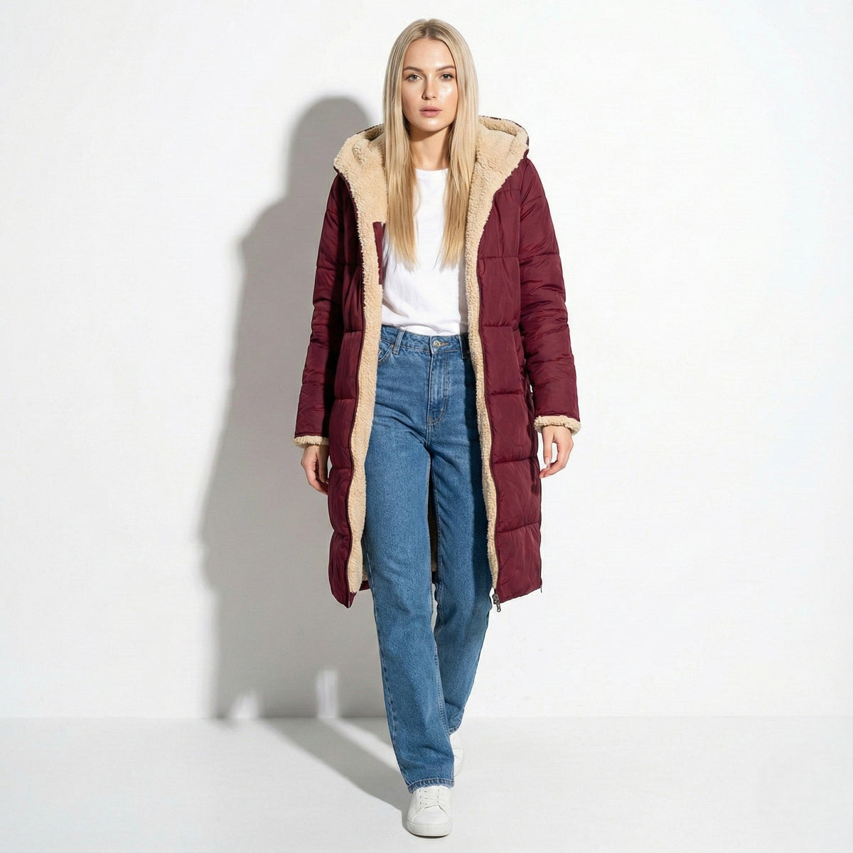 Women's Quilted Coat for Cold Weather