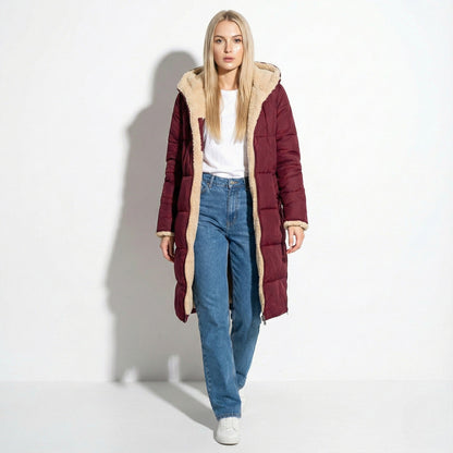 Women's Quilted Coat for Cold Weather