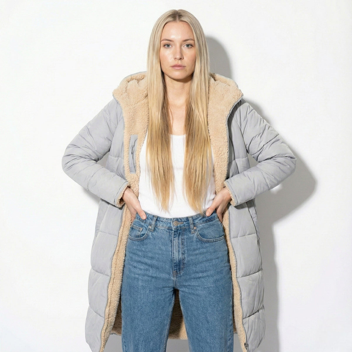 Women's Quilted Coat for Cold Weather