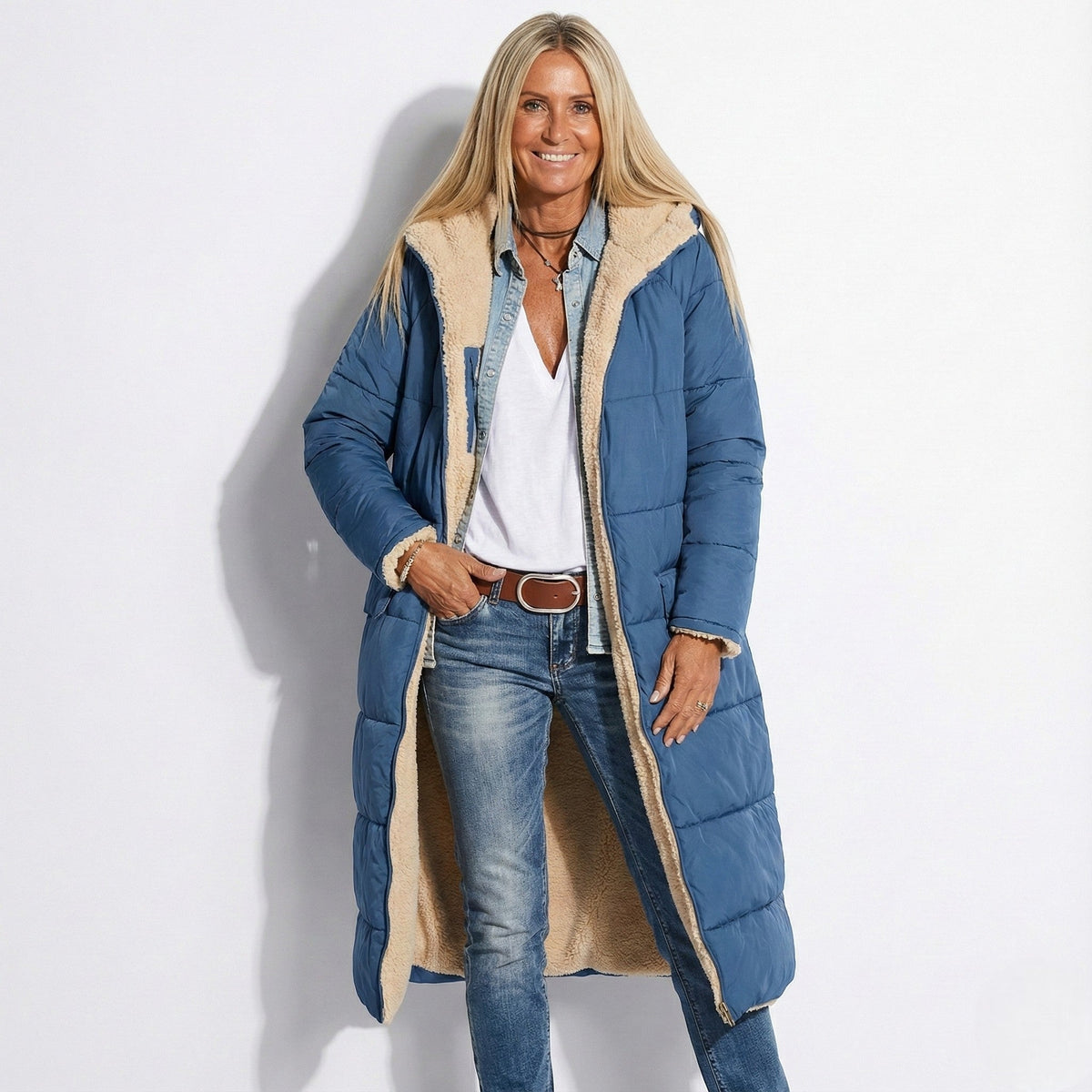 Women's Quilted Coat for Cold Weather
