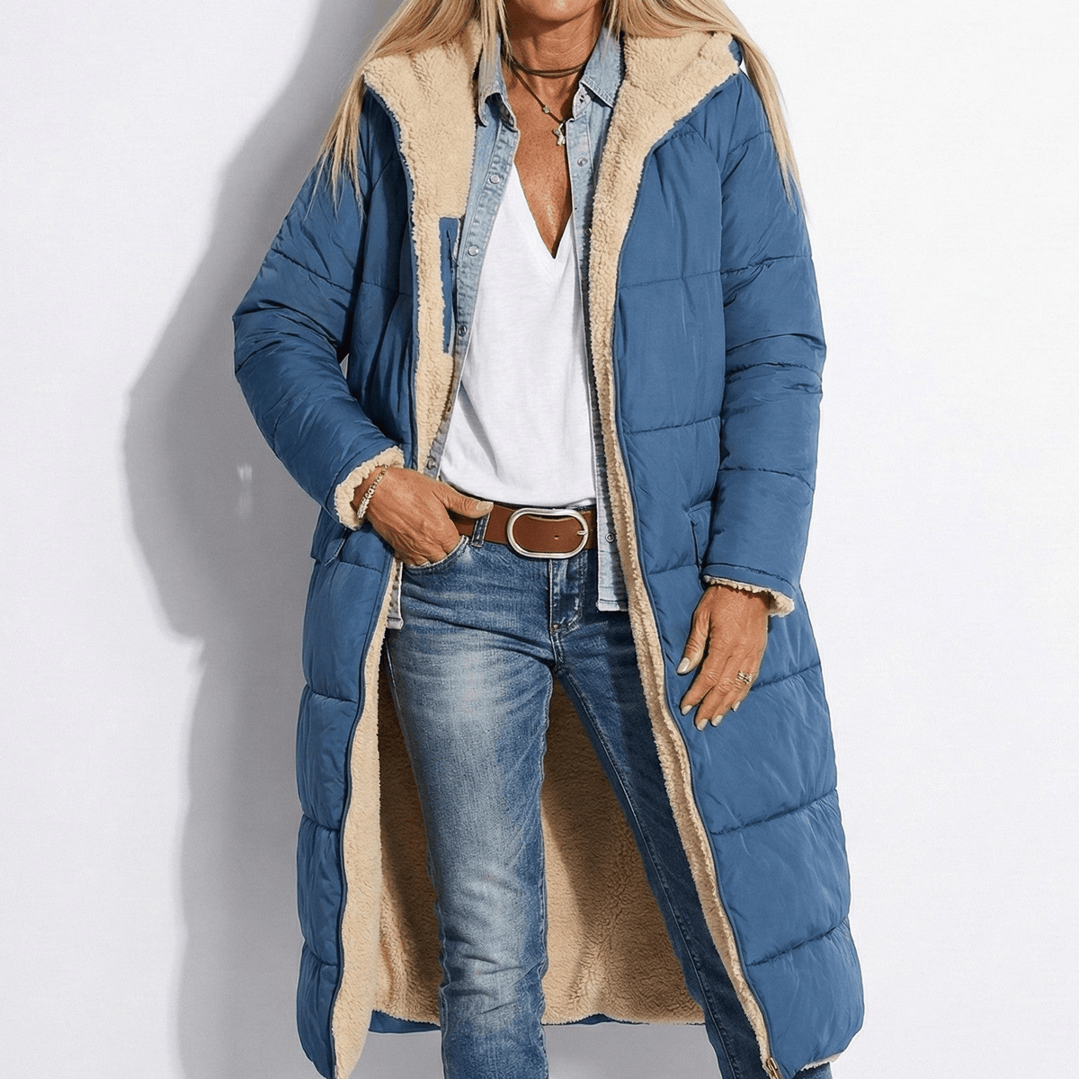 Women's Quilted Coat for Cold Weather