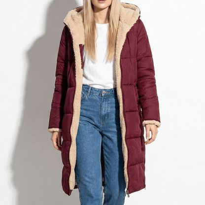 Women's Quilted Coat for Cold Weather
