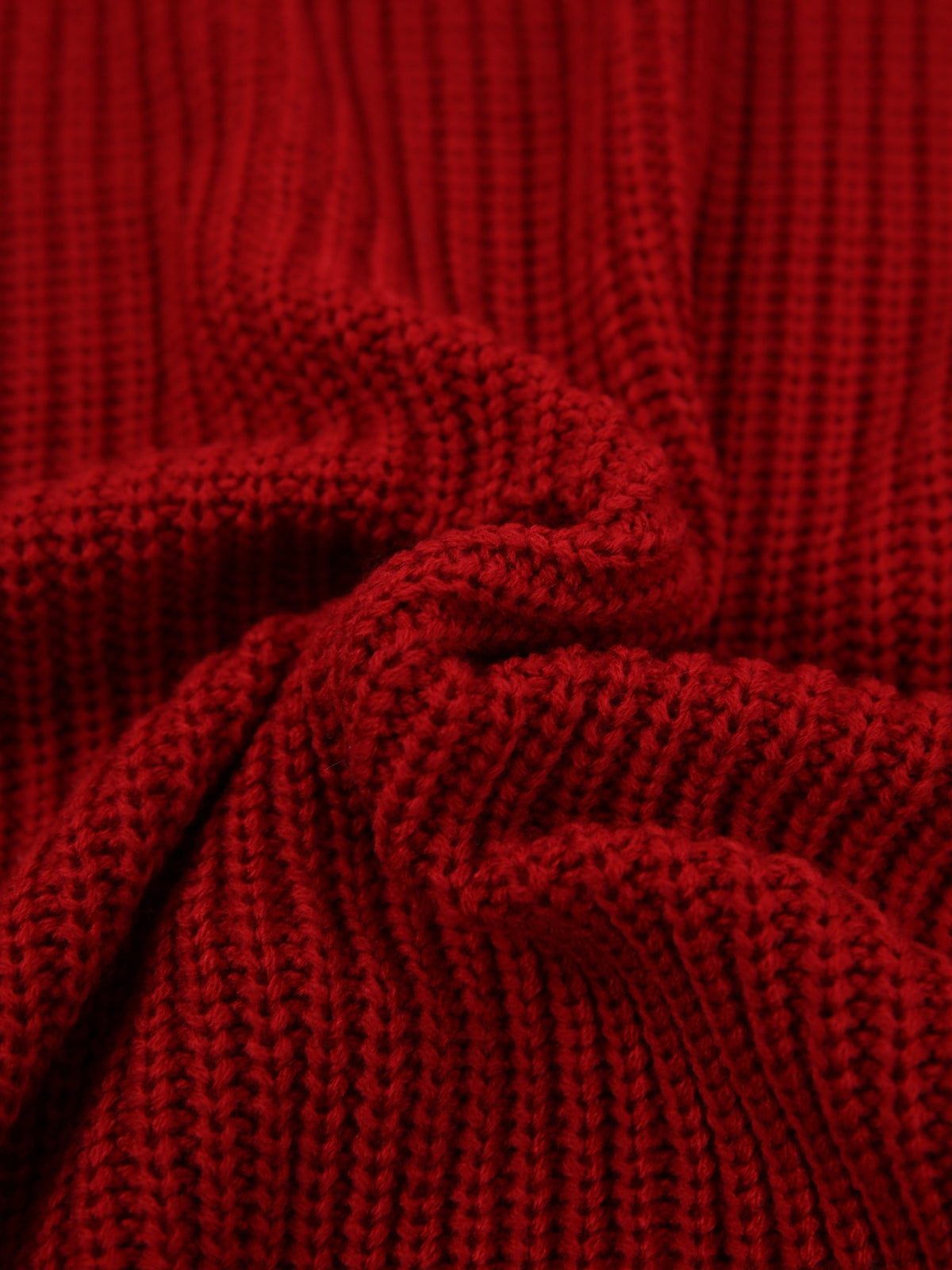 Women's Relaxed Half Roll Neck Jumper Dress in Ribbed Knit