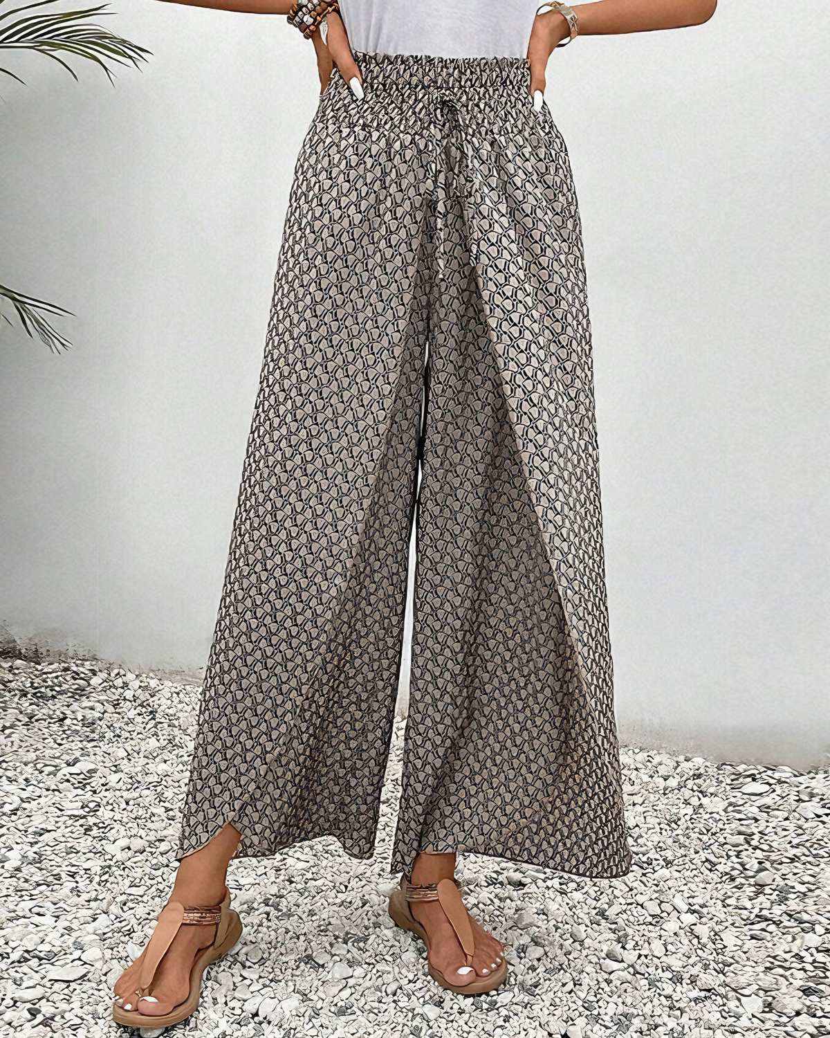 Women's Relaxed Wide Leg Trousers