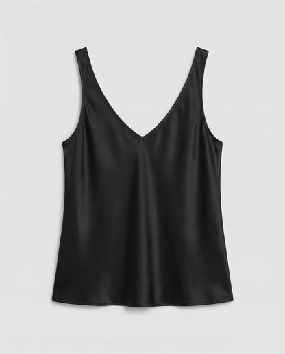 Women's Satin V Neck Camisole Top
