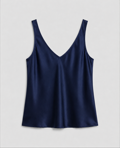 Women's Satin V Neck Camisole Top