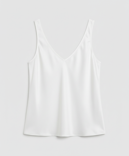 Women's Satin V Neck Camisole Top
