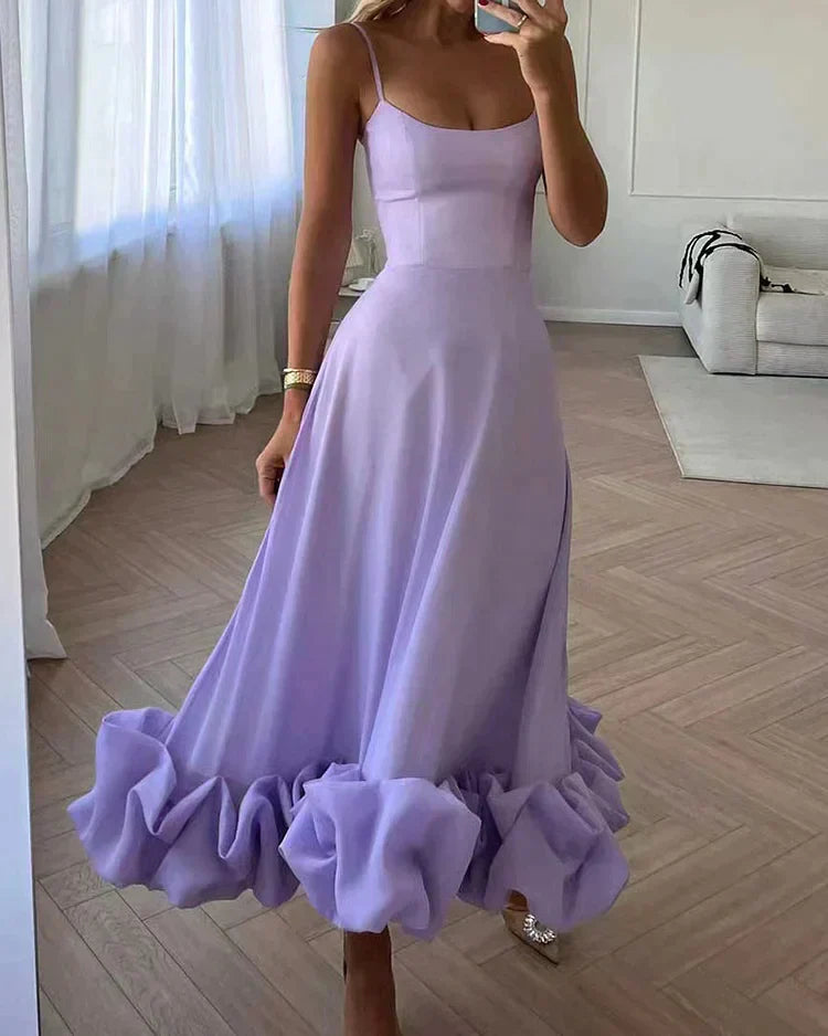 Women's Sculpted Strap Midi Dress