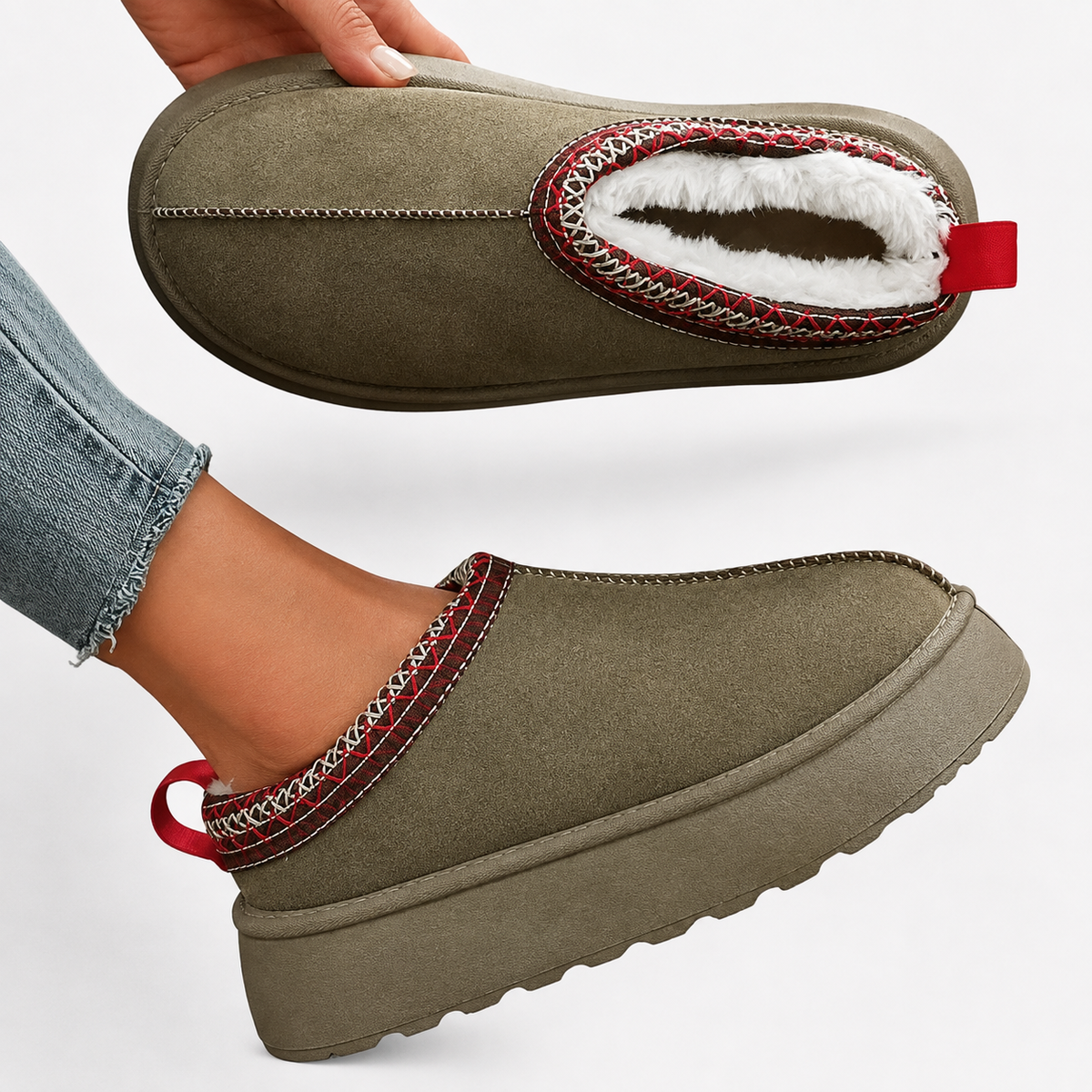 Women's Sherpa Lined Slipper Boot