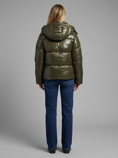 Women's Shiny Padded Puffer Jacket