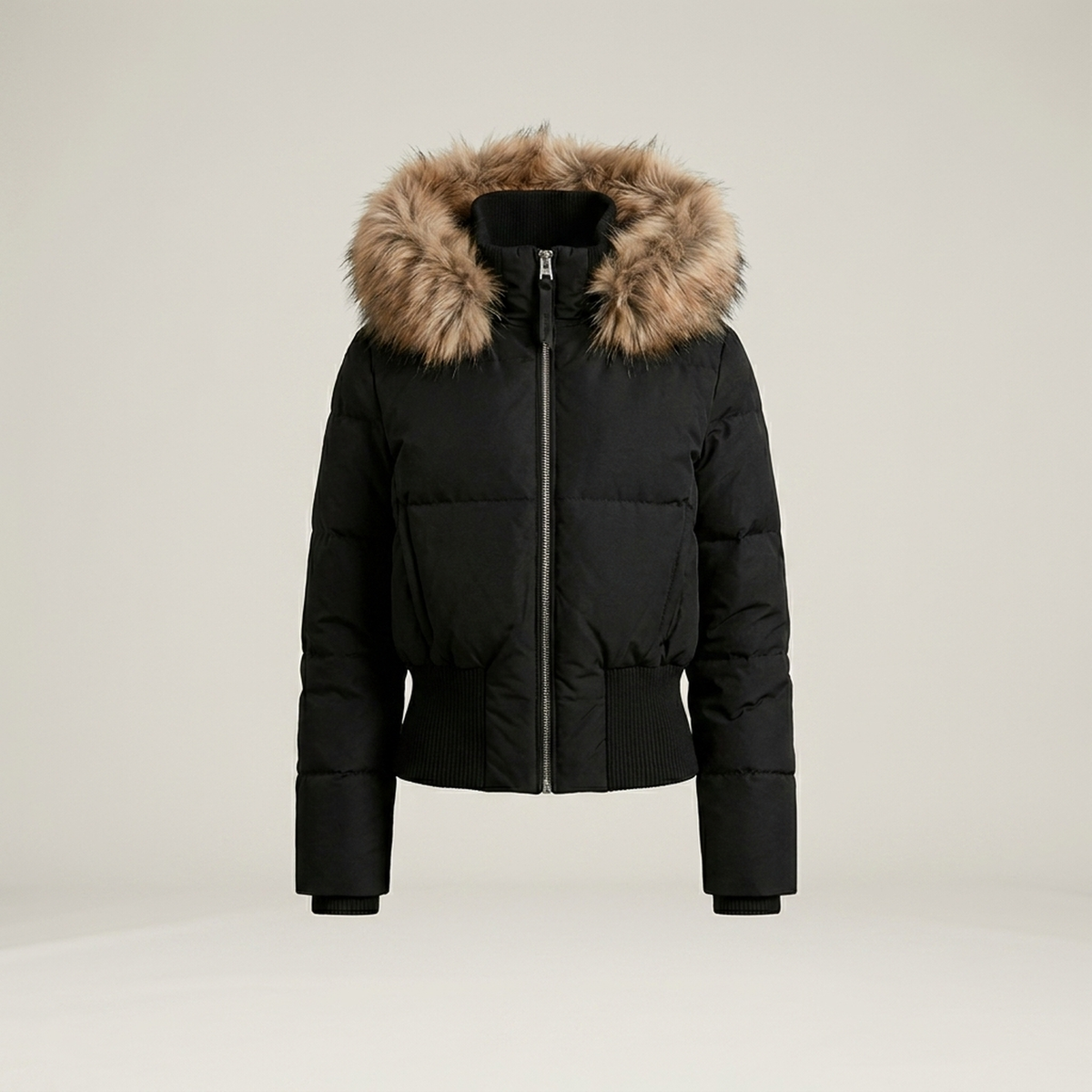 Women's Short Hooded Puffer Jacket