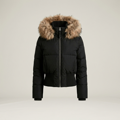 Women's Short Hooded Puffer Jacket