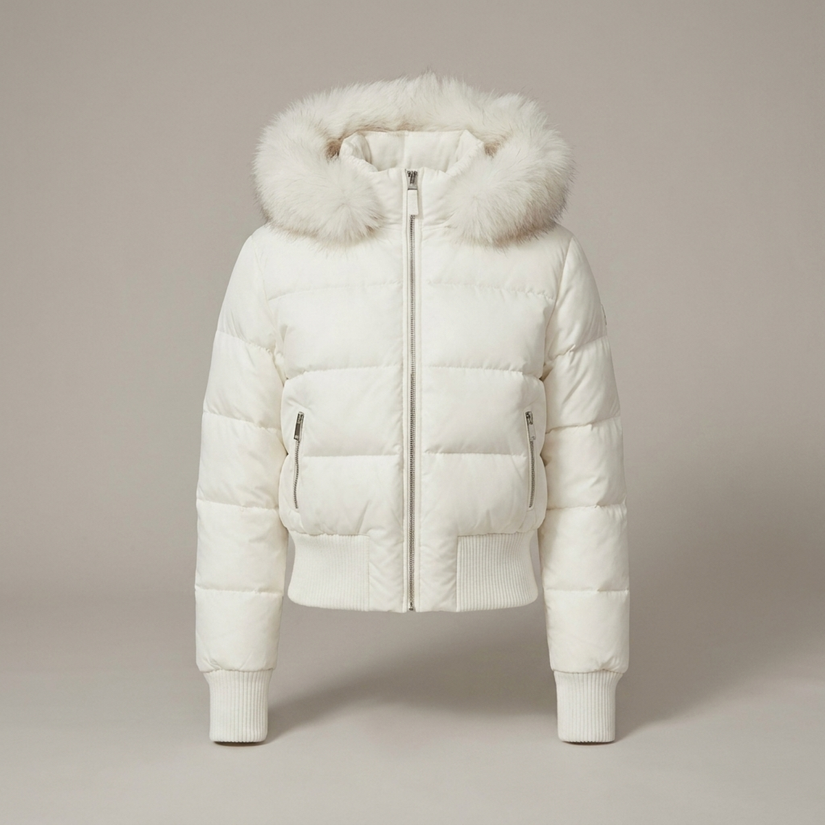 Women's Short Hooded Puffer Jacket