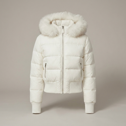 Women's Short Hooded Puffer Jacket