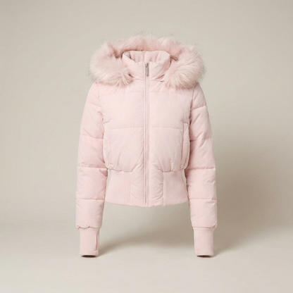 Women's Short Hooded Puffer Jacket
