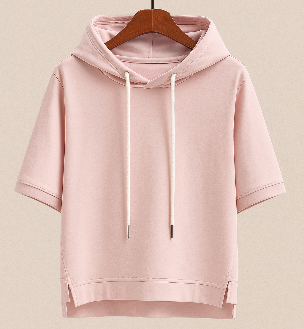 Women's Short Sleeve Hoodie