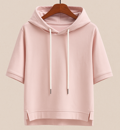 Women's Short Sleeve Hoodie