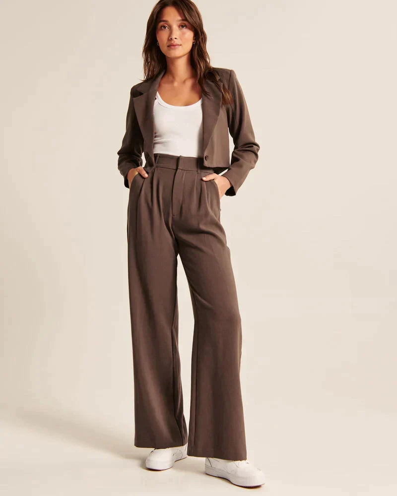 Women's Slim Fit Tailored Trousers