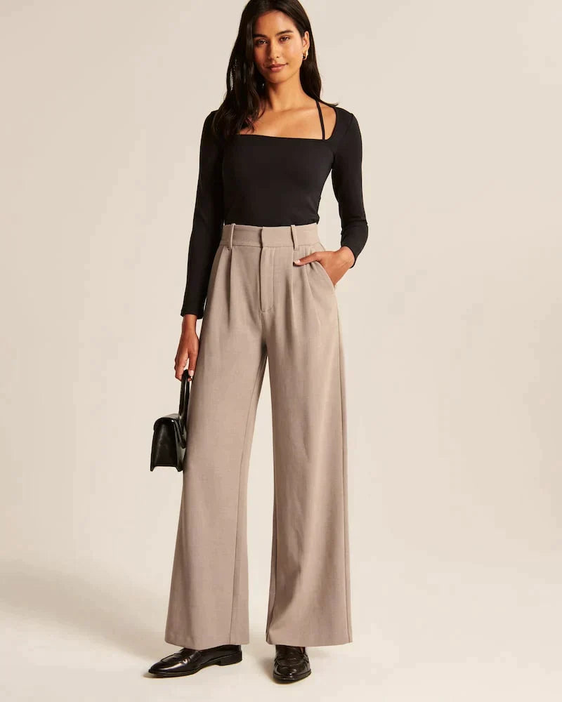 Women's Slim Fit Tailored Trousers