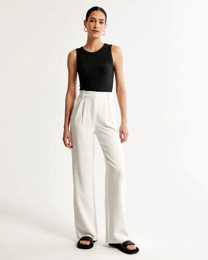Women's Slim Fit Tailored Trousers