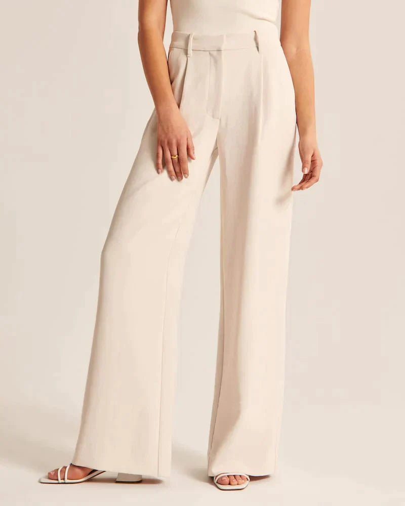 Women's Slim Fit Tailored Trousers