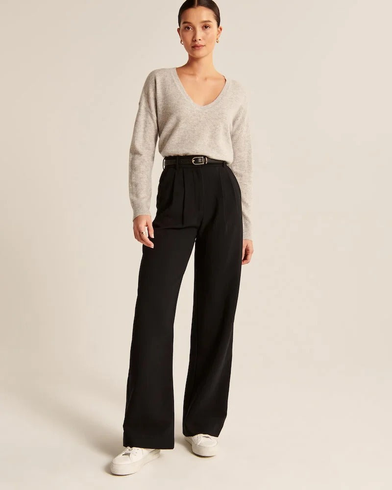 Women's Slim Fit Tailored Trousers
