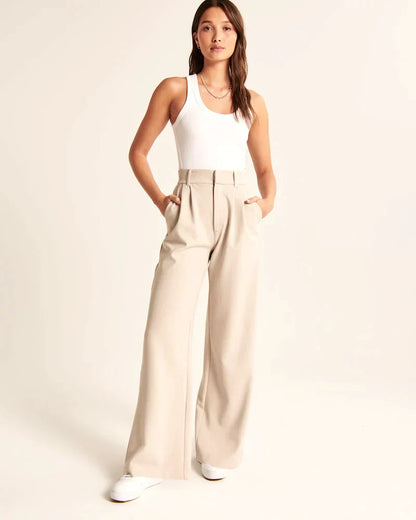 Women's Slim Fit Tailored Trousers