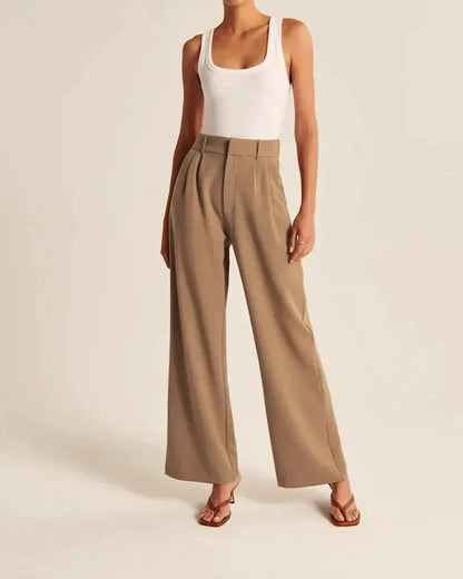 Women's Slim Fit Tailored Trousers