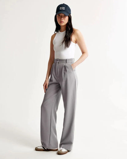 Women's Slim Fit Tailored Trousers