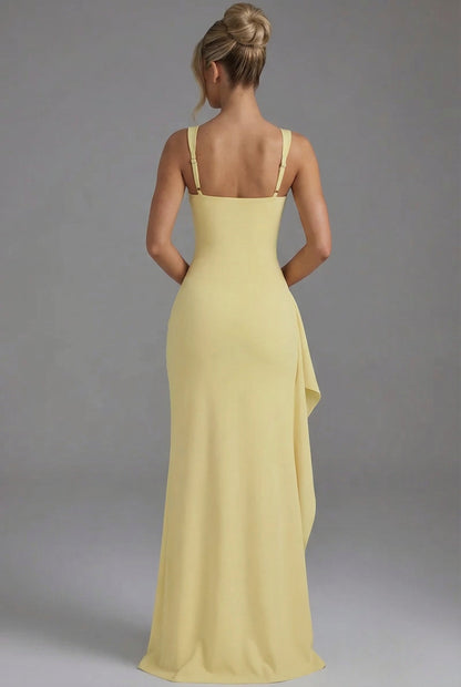 Women's Slip Maxi Dress with Open Back