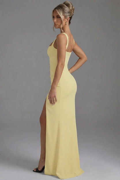 Women's Slip Maxi Dress with Open Back