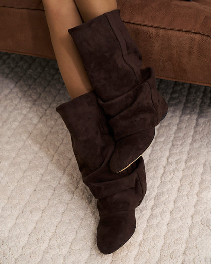 Women's Slouchy Knee High Boots Everyday Fashion Boots
