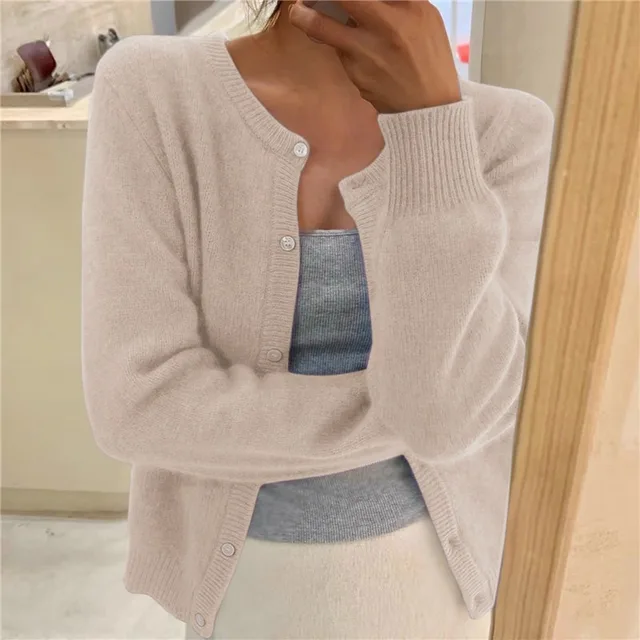 Women's Soft Knit Button Front Cardigan