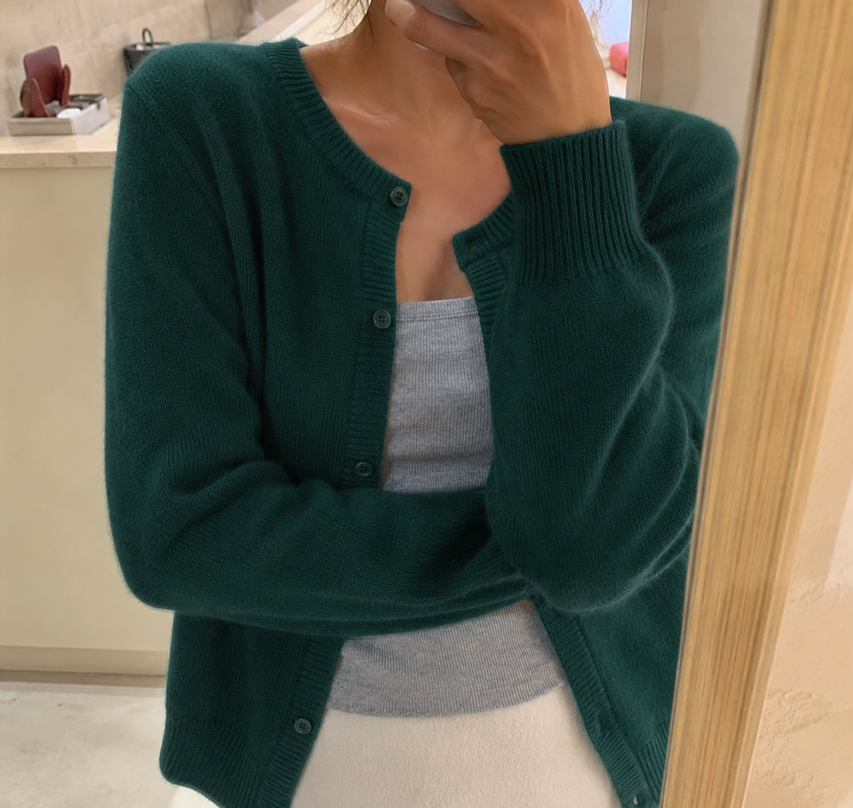 Women's Soft Knit Button Front Cardigan