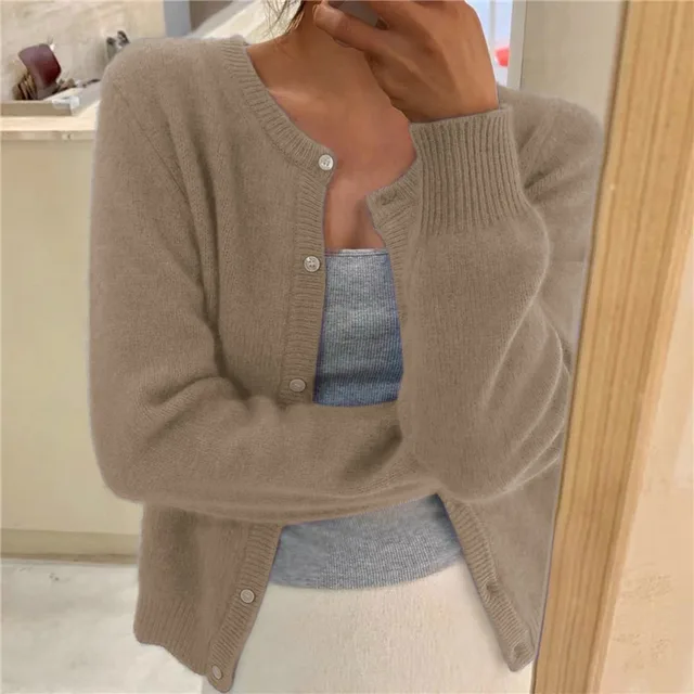 Women's Soft Knit Button Front Cardigan