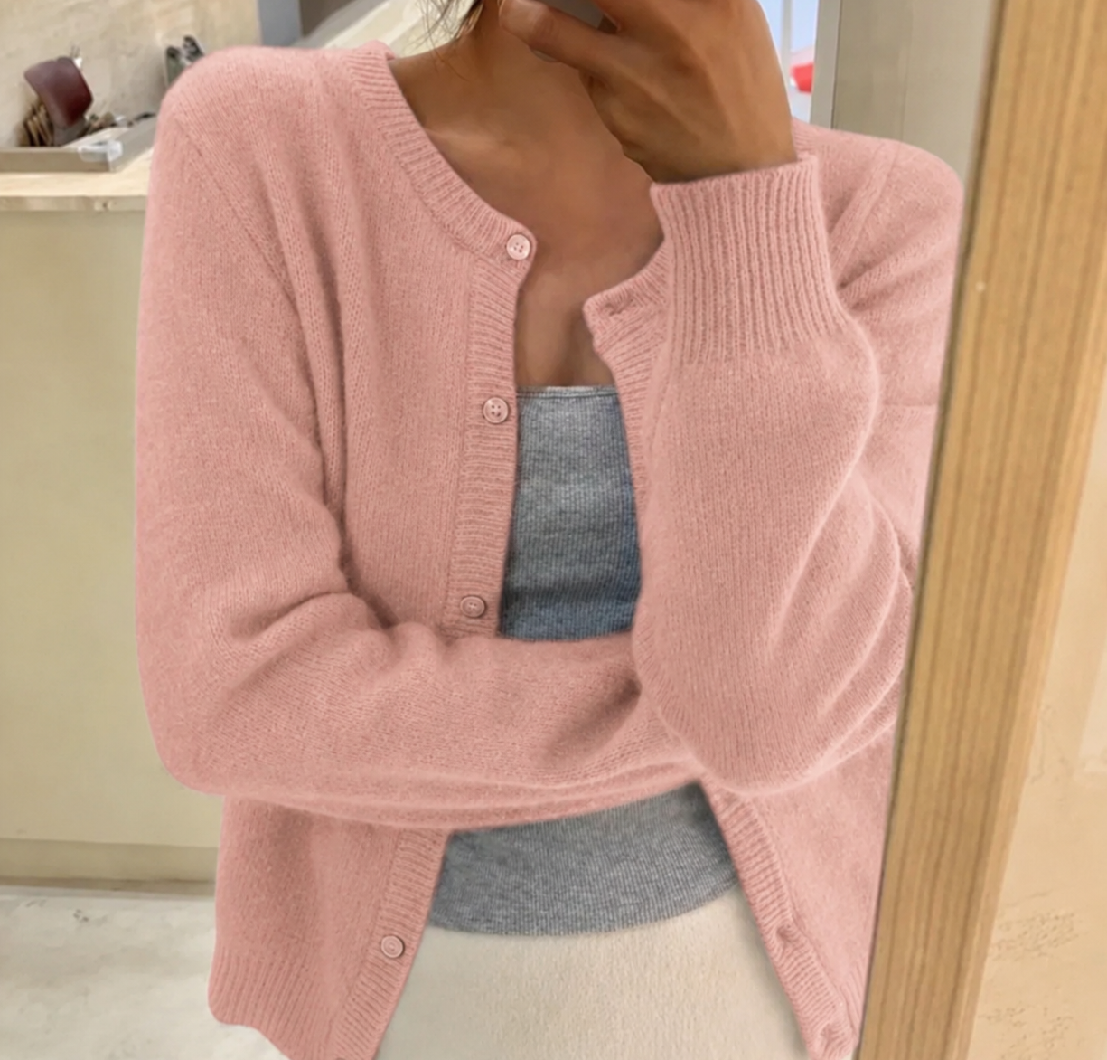 Women's Soft Knit Button Front Cardigan