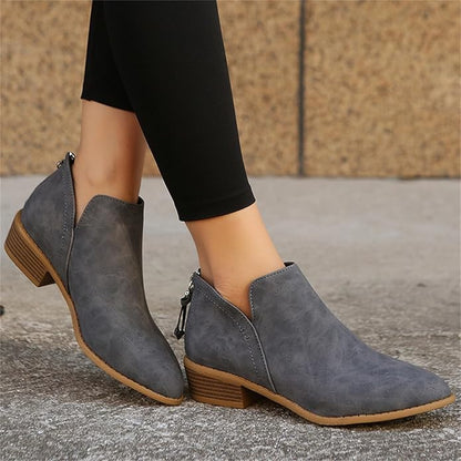 Women's Suede Look Ankle Boots