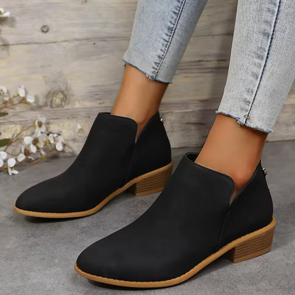 Women's Suede Look Ankle Boots