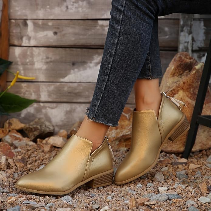 Women's Suede Look Ankle Boots