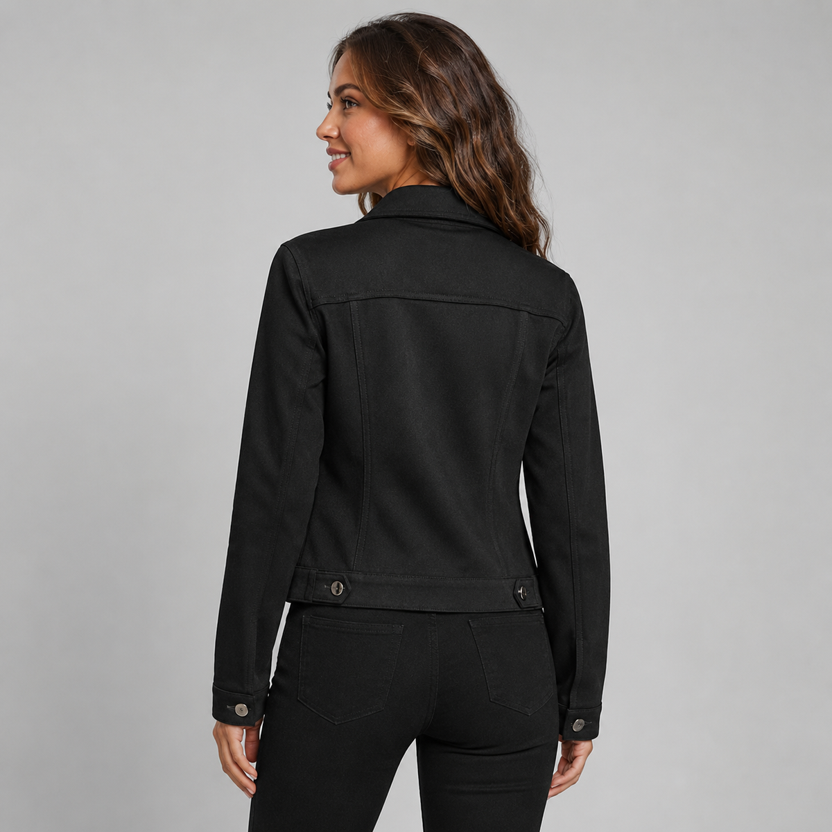 Women's Suede Look Trucker Jacket