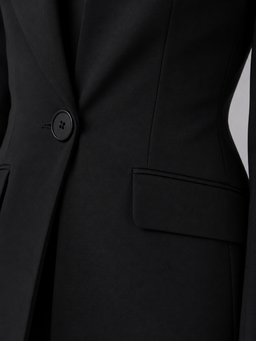Women's Tailored Blazer and Wide Leg Trouser Suit Set