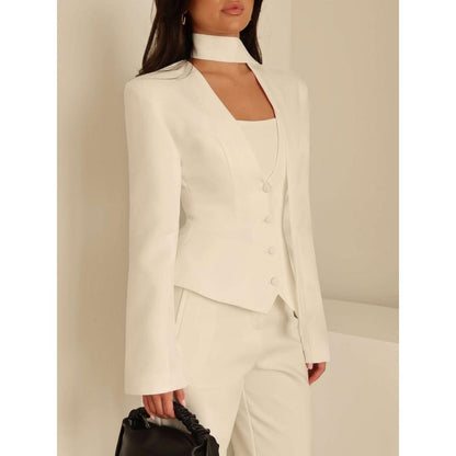 Women's Tailored Blazer with Shawl Detail