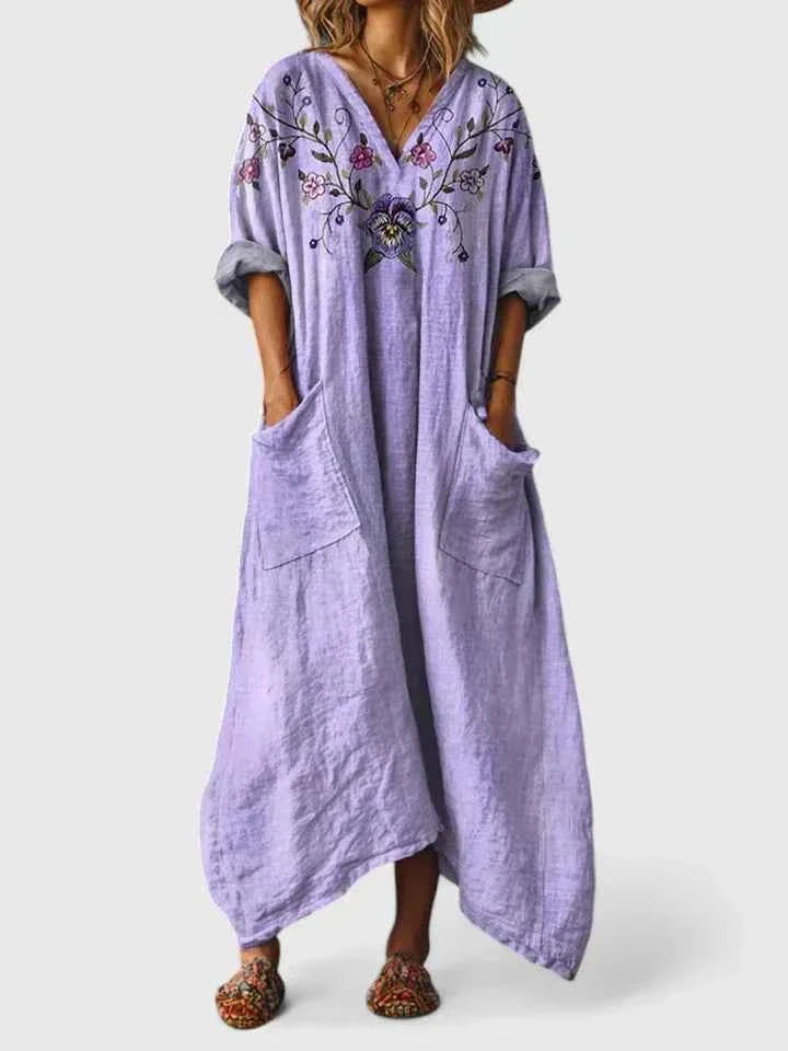 Women's Timeless Embroidered Everyday Dress