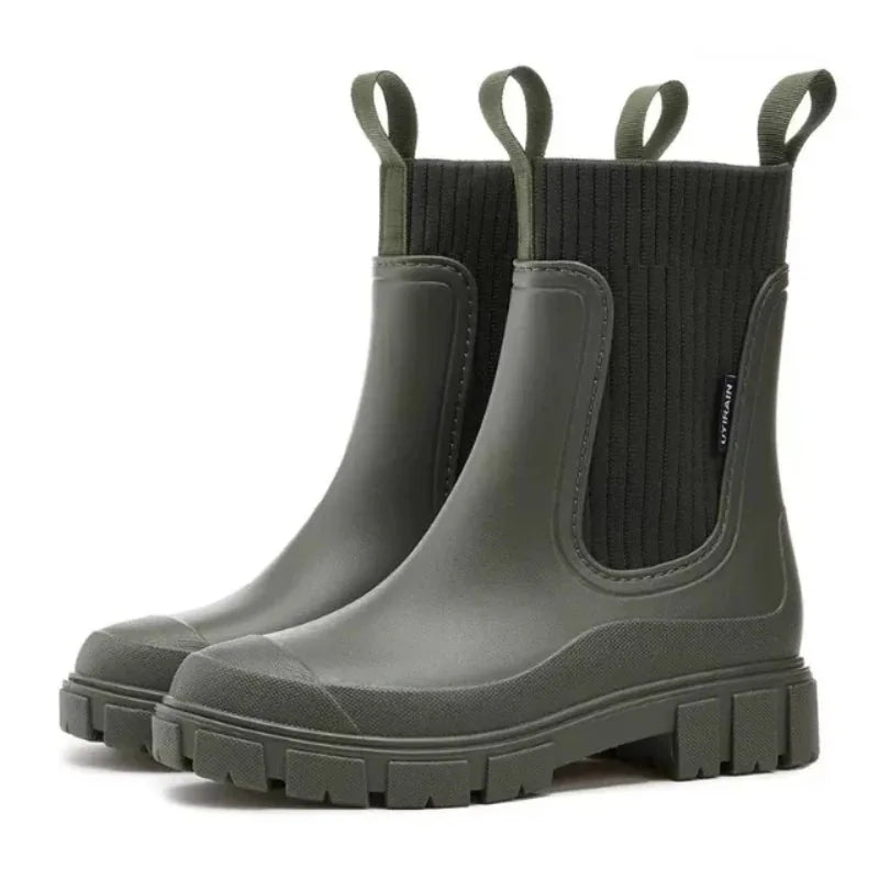 Women's Waterproof Chelsea Rain Boots